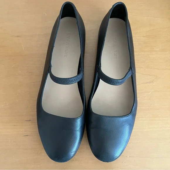 Everlane Black Leather Mary Janes - Picture 5 of 15
